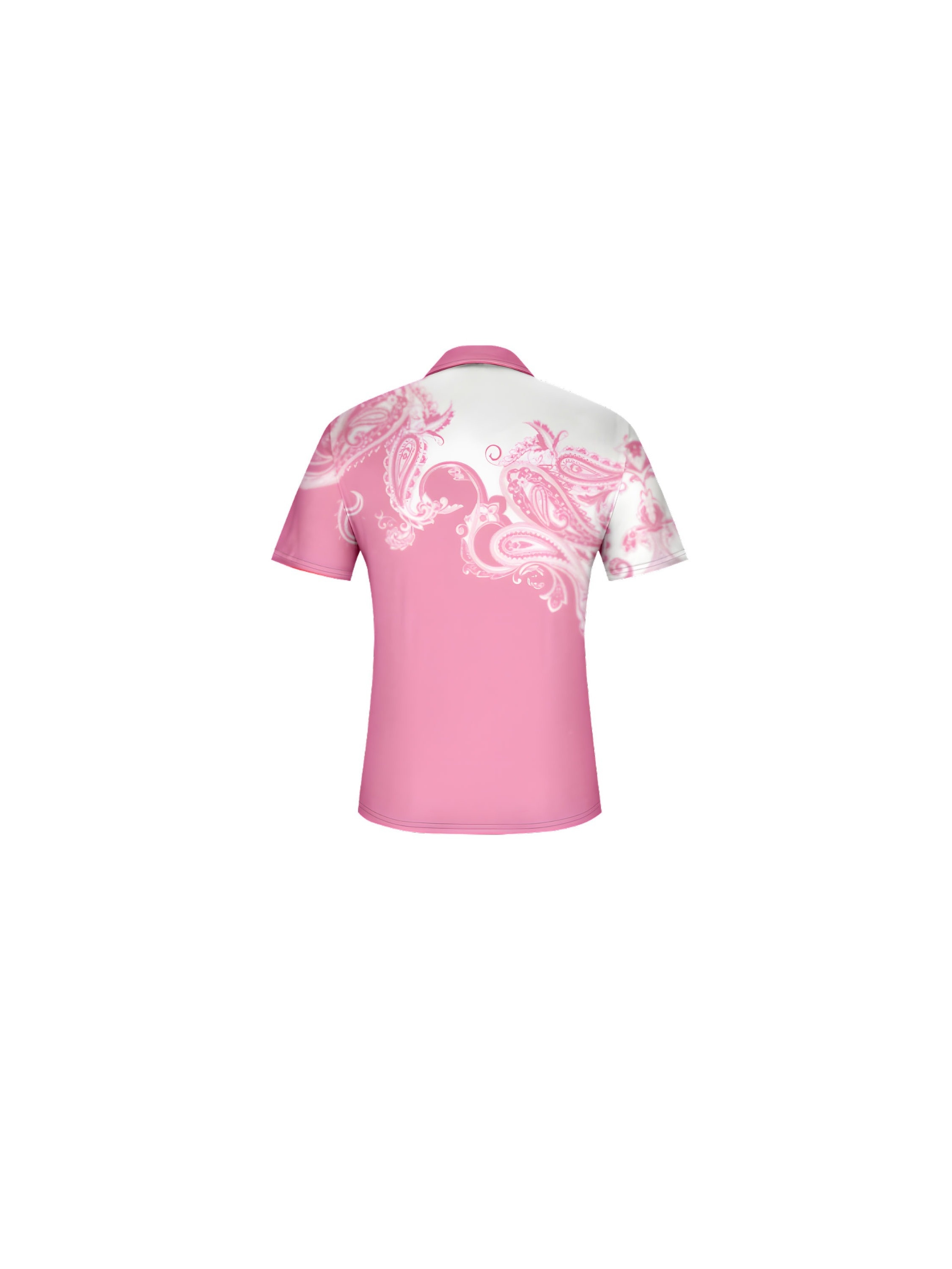 Paisley Print Short Sleeves Polo Shirt, Fashion Botton Sports Lapel Top For Running Tennis Golf, Women s Activewear details 1
