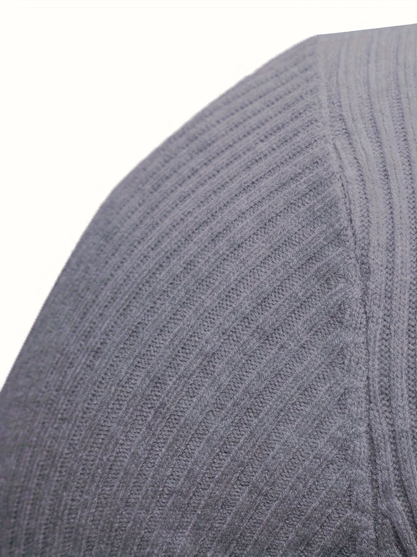 turtle neck knitted slim fit sweater mens casual warm solid high stretch pullover sweater for fall winter details 33